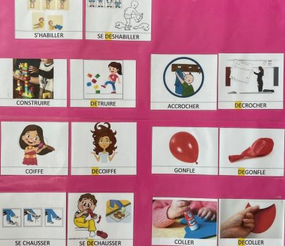 Travail sur la morphologie des mots en classe de GS dédoublée